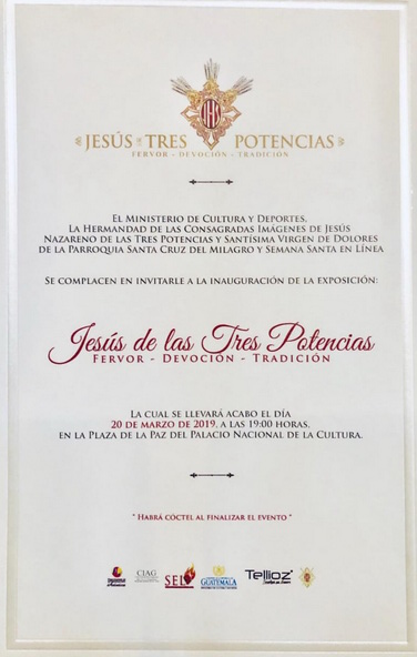 Exposicion 3 Potencias Semana Santa En Linea
